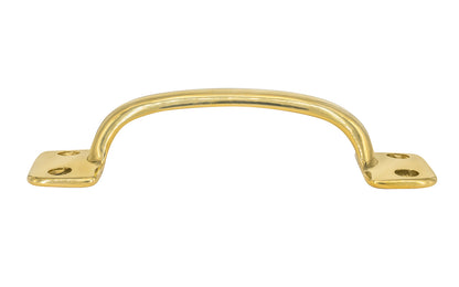 Alvarez Hardware – Classic Solid Brass Handle Pull – 4-Inch Centers